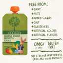 Pumpkin Tree Peter Rabbit Organics, Banana, Mango, and Kale, 4 Squeeze Pouch, Mango, Broccoli & Kale, 4.4 Ounce (Pack of 10)