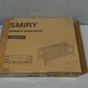 Smiry Shoe Rack, 2 Tier Bamboo Shoe Organizer, Stackable Free Standing Wooden Shoe Storage Shelf for Closet, Entryway, Front Door Entrance, White