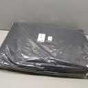 Dog Seat Cover for Back Seat, Hard Bottom Back Seat Extender Holds 500 lbs, Waterproof & Nonslip Car Hammock for Large Pets, Comfortable Travel Seat Protector for SUV and Sedan (Black)