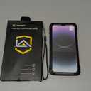 Lanhiem Magnetic for iPhone 14 Pro Max Metal Case, [Built-in Camera Kickstand & Glass Screen Protector] Heavy Duty Full Body Rugged Protective Military Magsafe Cover for iPhone 14 Pro Max 6.7" (Black)