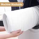 Buganda Memory Foam Bathroom Rug Mat 30x20, Extra Soft and Absorbent Bath Mats, Non-Slip and Machine Washable Bath Rugs for Bathroom Floor,Tub and Shower, Pearl White