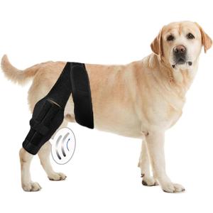 L Dog Leg Braces for Back Leg for Support with Cruciate Ligament Injury-Better Recovery with Dog Knee Brace for Torn Acl Hind Leg-Adjustable Hip Dysplasia Dog Acl Brace Hind Leg Rear