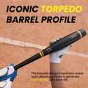 T1 Pro Plastic Torpedo Bat for Backyard Baeball Game - 32 in / 12 oz