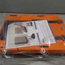 Folding Hand Truck500lbs, Portable Heavy Duty Dolly Cart, 6 Wheels Collapsible Luggage Cart with 2 Elastic Ropes - Compact Trolley Cart for Easy Moving - Ideal Hand Cart for Travel and More (17, Orange)