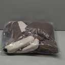 JZXOIVA Console Dog Car Seat & Travel Bed for Small/Medium Dogs, Booster Dog Car Seat with Safety Tether, Non-Slip Base, Washable Cover, Front or Back Seat Pet Carrier Bed, Brown