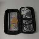 Handheld sewing machine, beginner's sewing kit with storage, two power supply modes, electric switch, simple operation, portable mini, beginner's sewing machine.Black