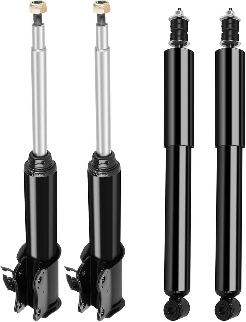AUTOMUTO Front & Rear Shock Absorber - Fits Tracker (98-04), Geo Tracker (95-97), Grand Vitara (99-05), Suzuki (89-98), Vitara (99-04), X-90 (96-98)