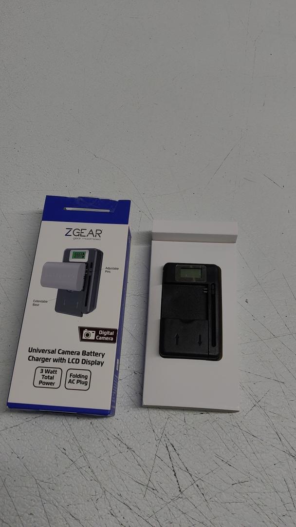 ZGEAR - Universal Camera Battery Charger W/LCD Charge Display
