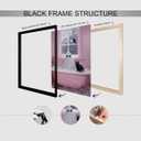 Halloween Pink Ghost Bubblebath Canvas Posters Bathroom Cute Ghost Black Cat Wall Art Goth Dark Academia Bubblebath Prints Painting For Living Room Bedroom Wall Decor 16x24in Unframed (16L" x 24W", Multi 14)