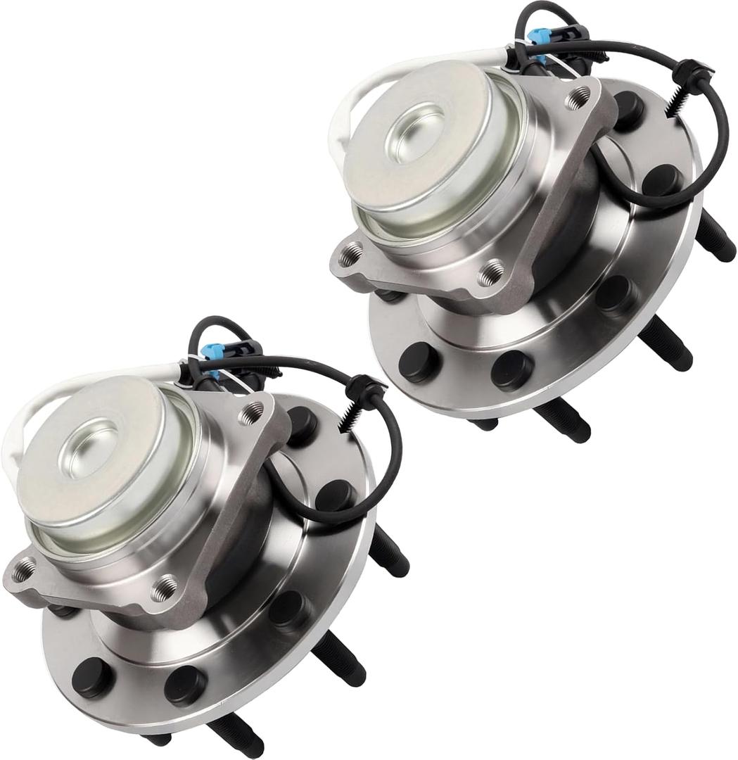 ECCPP 515059 Ball Bearing Hub Assembly, 8 Lugs W/ABS Sensor, Alloy Steel, Automotive Wheel Hub and Bearing Assembly, Front Axle, for Chevrolet Express 2500/3500, for GMC Savana 2500/3500