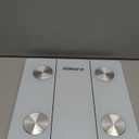 Signature Fitness High Accuracy Plus Digital Bathroom Scale with Backlight LCD and Step-On Technology, Silver