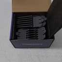 Clipper Guards for Wahl 10 12 14 16 18 20 Hair Clipper Guards 6pcs Extra Long Clipper Guard Attachments 2.5 Inch Clipper Guides Multiple Sizes Universal 2.5", 2.25", 2", 1.75", 1.5", 1.25" (Gray)
