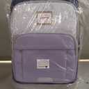 6 Wheel Rolling Backpack for Kids 18" Set - Purple, Medium