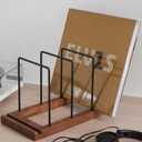 ZICOTO Decorative Vinyl Record Storage For Up to 75 Single Records  Sturdy LP Holder Stand Organizes All Your Favorite Classic, Oldies, or Recent Hit Albums in Style