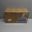 Elevated Slow Feeder Dog Bowls - Ceramic Food and Water Bowl Set with Stand - Raised Pet Dishes for Small and Medium Sized Dogs (White)