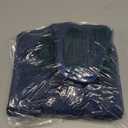 GRANNY SAYS Bathroom Toilet Rugs U Shaped, Bath Mats for Bath, Bathroom Rugs Non Slip Washable, Absorbent Microfiber Toilet Mat, Soft Plush Shaggy Bath Carpet, 20" x 24", Blue