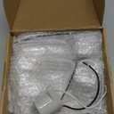 6 Pcs E26 Light Socket Porcelain Lamp Holder Socket Medium Keyless Threaded Base with Two Hole Flange Mounting and 6" Wire Indoor Garage Closet Lighting