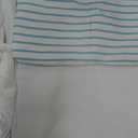 Hinwo 70L Extra Large Storage Bins, Closet Organizers and Storage, Foldable Clothes Storage Baskets with Handles, Containers for Clothing, Blanket, Comforters, Toys, Bedding (Aqua Stripe) (22" / 70L / 1-Pack)