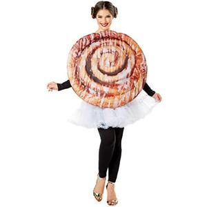 Seasons Cinnamon Roll Costume Halloween Food Costume Bread Cosplay Dress for Men Women
