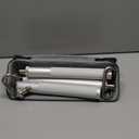 Aluminum Resistance Band Bar, 3-Section Detachable Heavy Duty Workout Bar for Resistance Band Exercises, Strength Training, and Home Gym (Metal Bar-Enlarged Hooks)