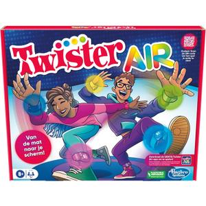 Hasbro Gaming AR Twister Game with App, Augmented Reality Twister, Connects to Smart Devices, Active Party Games, Age 8+, Includes 8 Colorful Straps and Device Stand