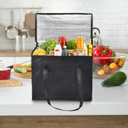 4-Pack Insulated Food Delivery Bags  2 XXXL & 2 XL Reusable Hot & Cold Thermal Bags with Removable Base Plates  Catering, Pizza Delivery, Grocery & Travel