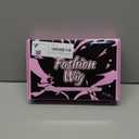 Eawwii Brown Highlight Short Wavy Wig for Women Lace Hairline Bob Style Synthetic Heat Resistant - Natural Appearance for Everyday Hairstyle 14 Inch