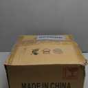 Amber Glass Ceiling Light Fixture - Handcrafted Art Glass Semi Flush Mount with 3 E26 Bulb Sockets, Warm Amber Shade Lighting for Living Room Dining Room Hallway, Vintage Indoor Chandelier (11.8inch)