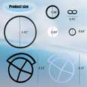 7185487 Water Softener Seal Kit for 1" High Flow Water Softeners partsOEM