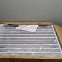 Extra Wide Baby Gate, 30" Tall 189" Wide Configurable Baby Gate Fireplace Safety Fence, Metal Pet Safety Playpen for Toddler/Pet/Dog Christmas Tree Fence (Whtie, 8-Panel)