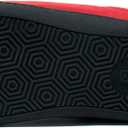 NewDenBer Men's Warm Memory Foam Suede Plush Fleece Lined Slip on Indoor Outdoor Clog House Slippers (9-10, 3. Red/Black)