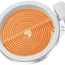 Upgraded 6.5 In DG47-00060A W11171119 Electric Range Single Radiant Surface Heating Element Replacement for Whirl-pool May-tag Kitchen-Aid Jenn-Air Range Stove, Replace 8273994 W10823711 By Fetechmate