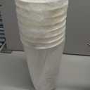 16 Pack Flower Buckets 9.84 Inch Plastic Flower Vases Modern Round Vases for Centerpieces Floral Display Decorative Buckets for Table Home Wedding Decorations (Pure White)