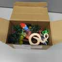 Jexine 25 Pack Rainforest Animals Figures for Kids Tropical Rainforest Diorama Supplies Kit for School Project Assorted Creature Toy Set Miniature Landscape Birthday Party Favors