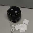 Rechargeable Ultrasonic Retainer Cleaner Machine, 45kHz Portable Dental Cleaning Pod for Dentures, Night Guards, Braces, Aligner, Toothbrush, Jewelry, 3 Cleaning Modes, 200ML Capacity, Black