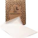 12" x 16" White Parchment Paper for Bakers (150 pcs) - Non-Stick Precut Sheets - Food Grade - Oven Safe Sheet Pan Liner - Great for Baking, Air Frying, and Cooking