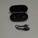 Open Ear Headphones, Bluetooth Headphones 5.3 Sports with Smart Digital Display, 36H Playtime, IP54 Waterproof, Wireless Earbuds Lightweight Design Fit Cycling, Running, Workout (Black) (Small)