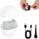 3 in 1 Automatic Electric Nail Clipper, 2026 New Automatic Nail Trimmer with Light and Nail Scraps Storage, echargeable Electric Nail File,Electric Toenail Clippers for Seniors Adults(White)