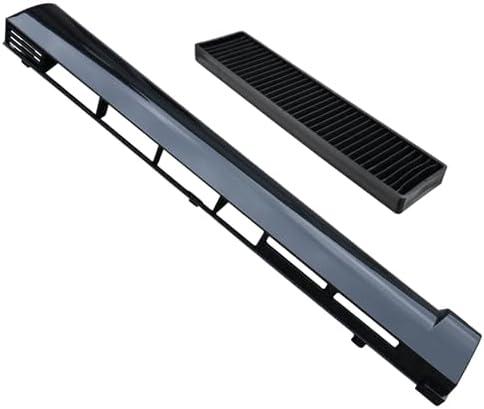 MDX61912701+5230W1A003A Microwave Vent Grille Kits Fits for LG Replacement 2119394,AP5202555,EAP3535252,PS3535252 Top Vent Accessory (1pc MDX61912701 + 1pc 5230W1A003A) Black