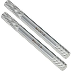 2PC Wheel Alignment Pin, Steel Alloy Wheel Hanger Alignment Pin Guide Tool, Wheel Lug Bolt Automotive Mechanic Tool M14x1.5