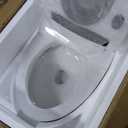 Smart Toilet with Bidet Built in, Automatic Smart Toilet with Foam Shield and Touchless Auto Open/Close Lid, Tankless Elongated One Piece Toilet with Warm Water Heated Seat Dryer for Bathroom (Pure White)
