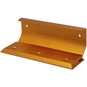 Home Security Door Lock Blemish Door Barricade Brace Garage Front Door Barricade Lock for Your Double Doors Standard Doors and French Doors - Gold