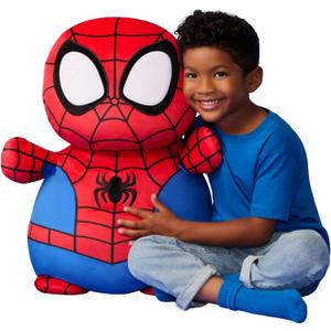 Squishmallows Original Marvel Spidey and His Amazing Friends 26in Spidey HugMees – Ultrasoft Official Jazwares Plush (Jumbo), One Size
