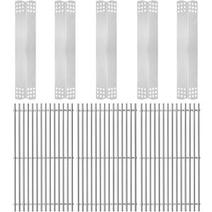 Grill Parts for Kitchen Aid Replacement Parts 720-0709C 720-0727 720-0826 720-0826E 750-0780 860-0003 870-0003, Nexgrill 720-0709B 720-0709C 860-0003 860-0003UK Stainless Steel Grates & Heat Plate Kit