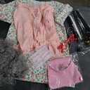 Old Lady Costume for Kids 100 Day of School Costume for Girls 100th Day of School Dress Up Grandma Wig Cane Outfit