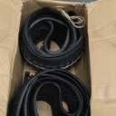 Hycline 2-Pack Mountain Bike Tires: 20/24/26/27.5-inch Folding Replacement Wear-Resistant Butyl Rubber High-Density Bicycle Tires with Tire Levers for MTB Street Trail Adventures