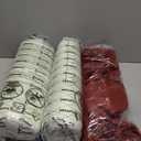 SUNROX Gel Memory Foam Chair Cushions, FadeShield Water-, Stain-Resistant Durable Reversible Seat Cushion Pads with Ties for Indoor/Outdoor Kitchen Dining Office 17"x16" Set of 6, Burgundy