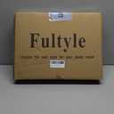 Fultyle Black Side Table, Small End Table with 2-Tier Shelf, Vintage Night Stand with Storage for Bedroom Living Room, Small Spaces (Black)