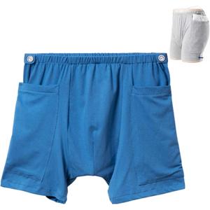 New Type of Urine Bag Pants, Underwear Urine Bag Pants for Elderly, Urine Drainage Bag Underwear, Nephrostomy Bag Pants for Abdominal Surgeries Patient (X-Large, Blue)