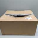 Amazon Basics Large Cat Litter Box with High Sides, Open Top, Includes Scoop, 19 x 15 x 11.75 inches, Grey/Beige